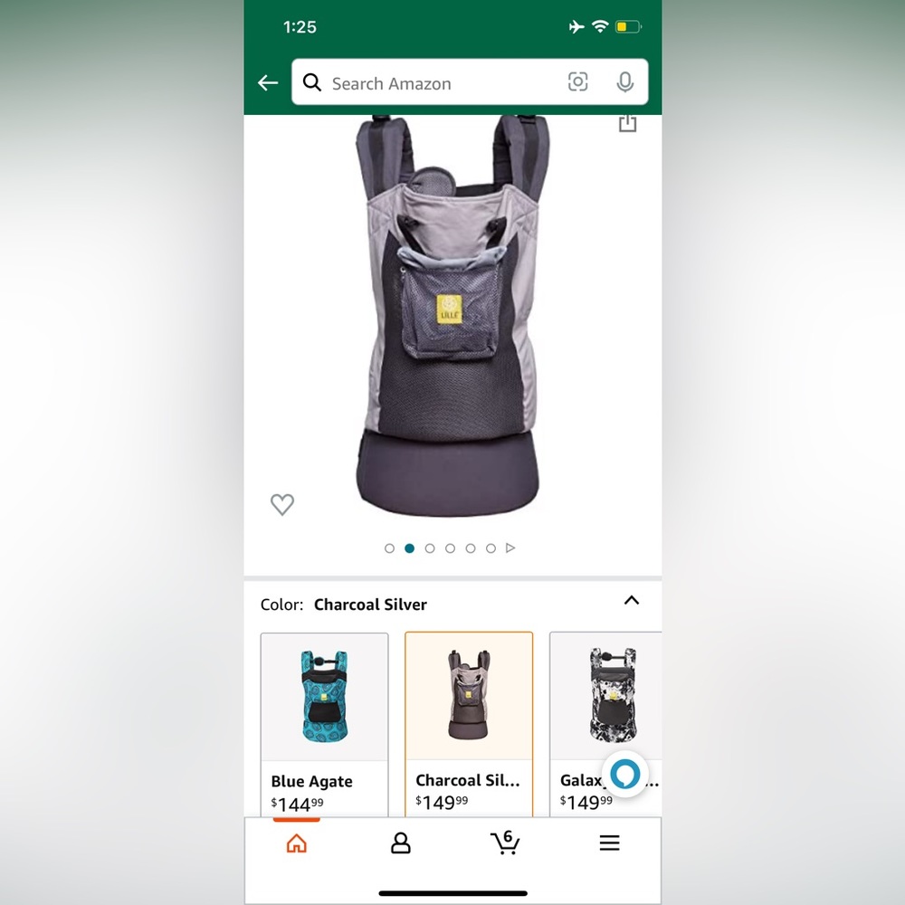 COPY - LilleBaby NEW Baby & Toddler Carrier Charcoal Gray